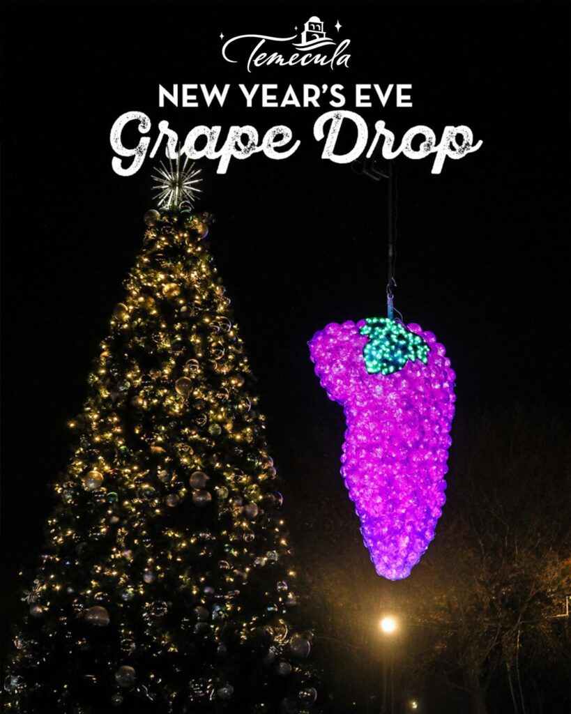 New Year's Eve Grape Drop