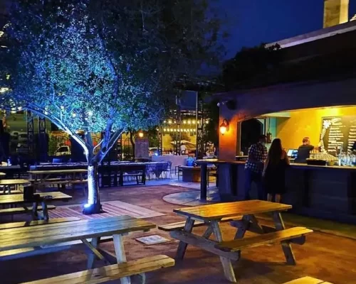 Old Town Temecula Association Outdoor business at night