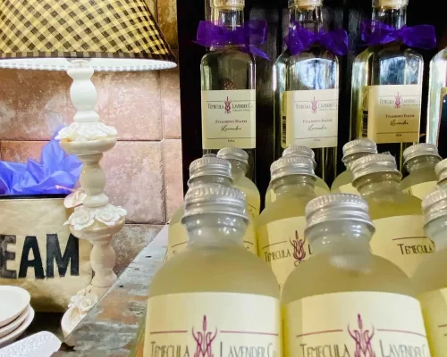 Temecula Lavender Company foaming bath products